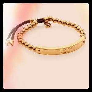 Michael Kors Plaque Stretch Bracelet